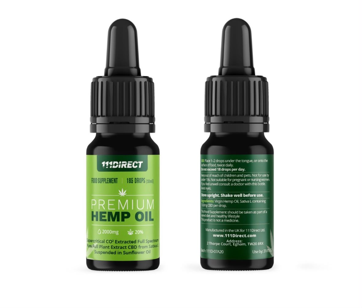Premium Full Spectrum CBD OIL - 2000mg